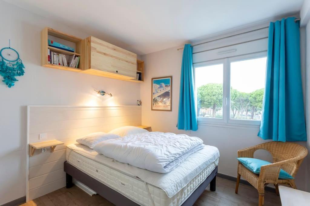 Chez Laurence - Elegant Appartement Climatise Avec Wifi Et Parking La Grande-Motte Exterior foto